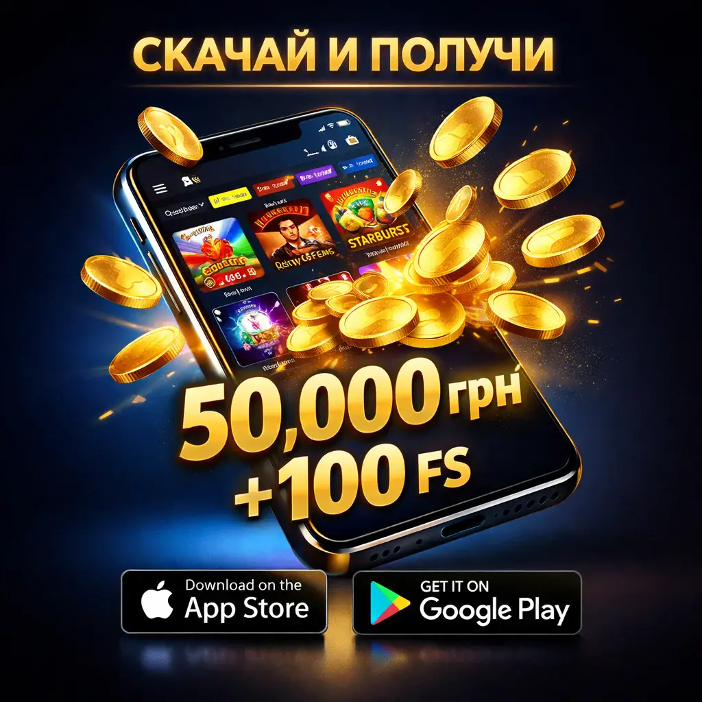 Скачай приложение Парик24 и получи бонус 50000 гривен и 100 фриспинов