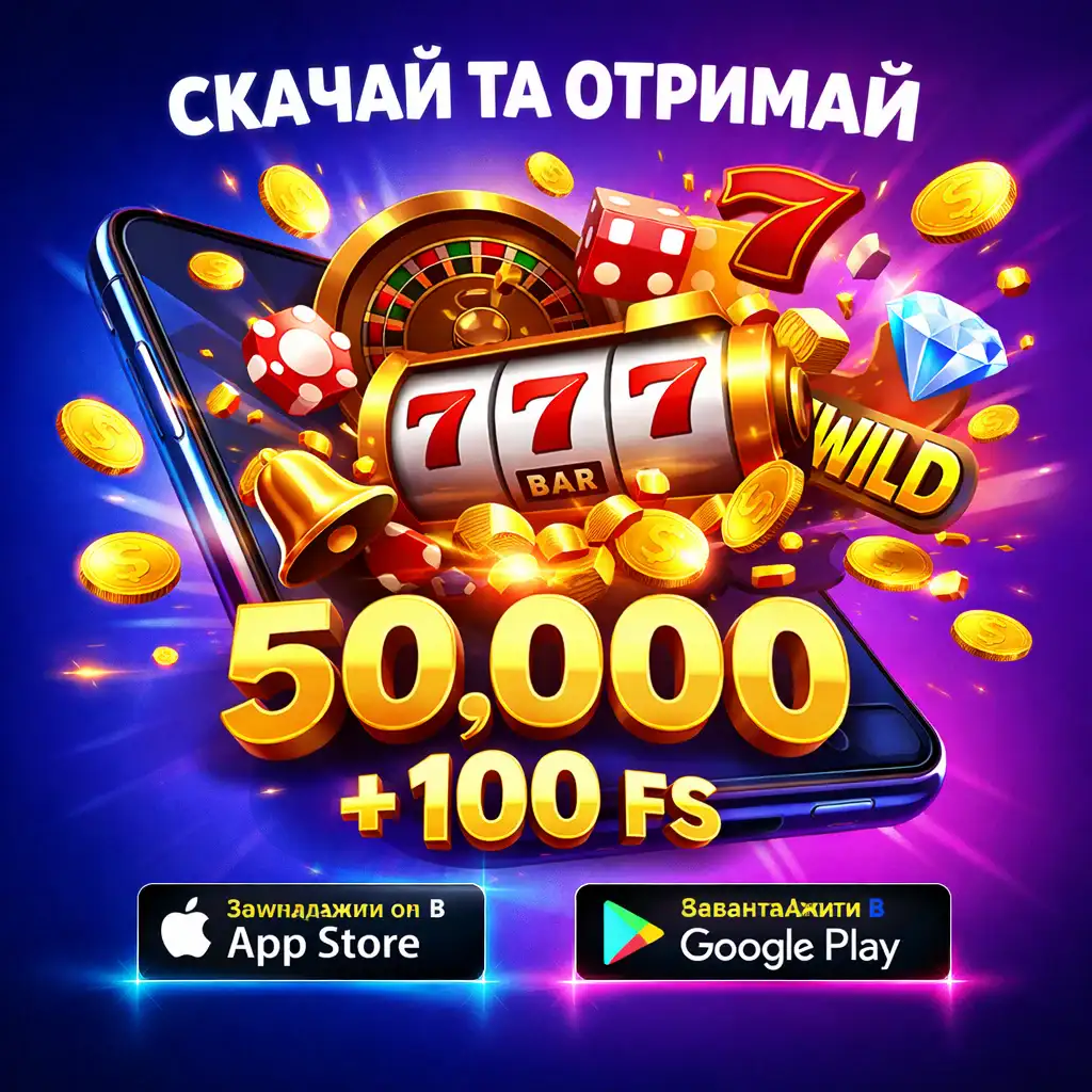 Скачай додаток Парік24 та отримай бонус 50000 гривень і 100 фріспінів