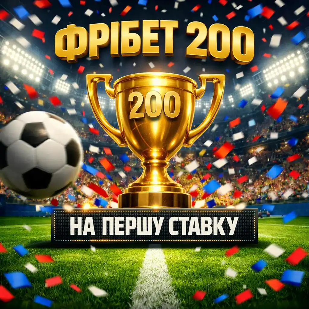 Фрібет 200 гривень на першу ставку в букмекерській конторі Парік24