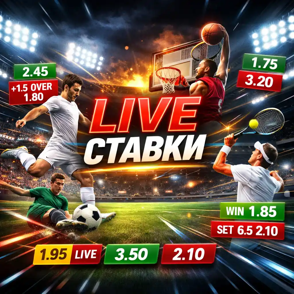 Live ставки на спорт в Parik24 - футбол, баскетбол, теннис в реальном времени