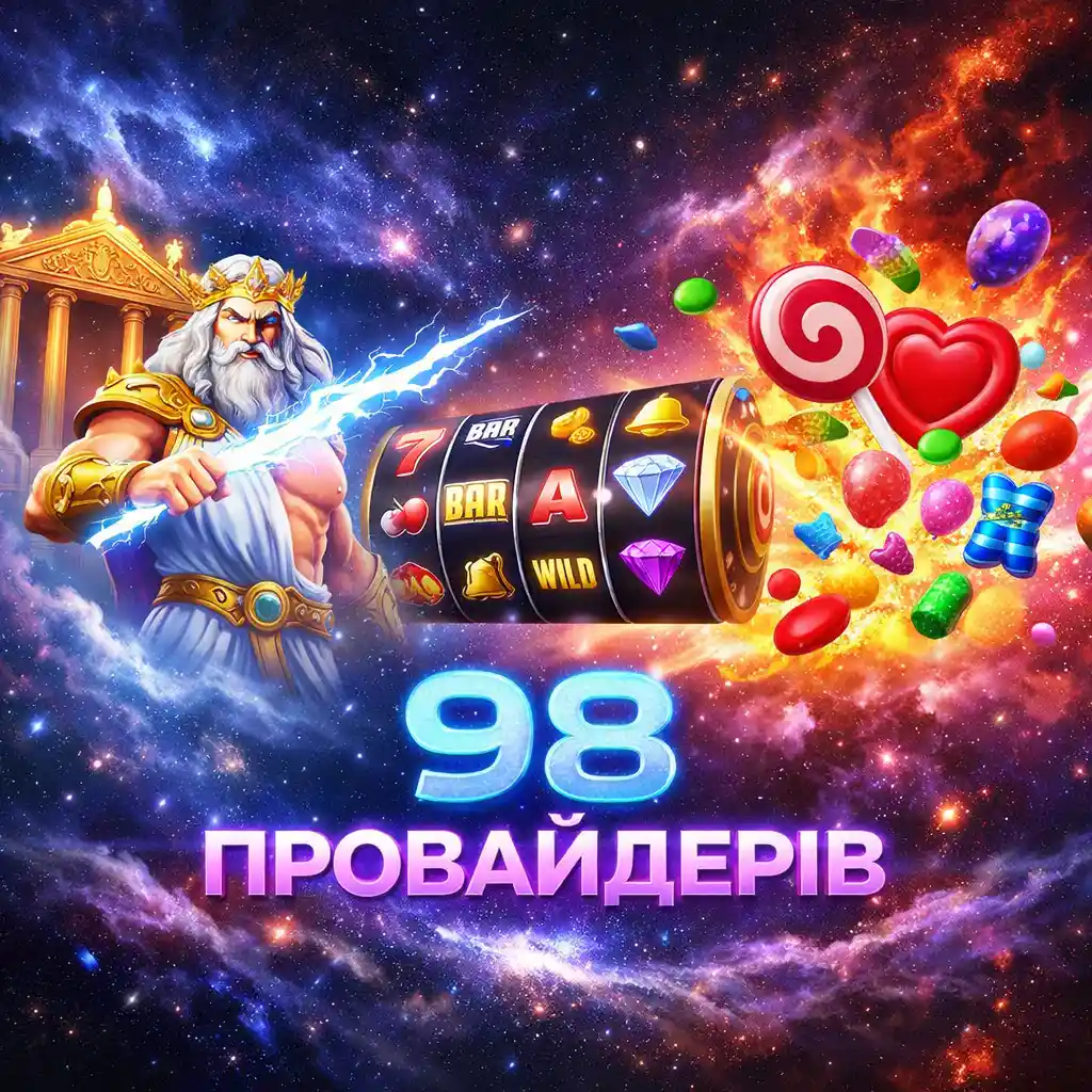 Слоти Gates of Olympus та Sweet Bonanza від 98 провайдерів у казино Parik24