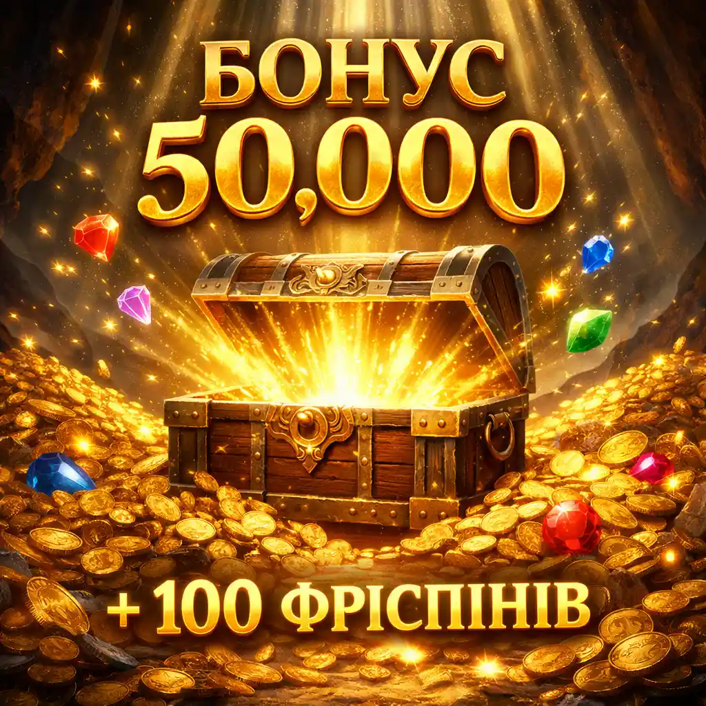 Вітальний бонус Парік24 - 50000 гривень та 100 фріспінів новим гравцям